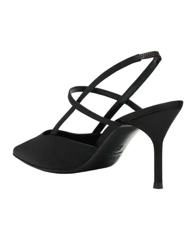 55mm Sebastian Satin Slingback Pumps