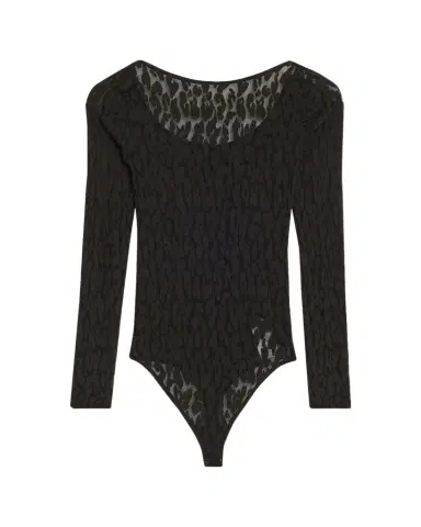 Wolford Long-Sleeve Leopard Bodysuit | Thumbnail 1 Wolford Long-Sleeve Leopard Bodysuit | Thumbnail 1