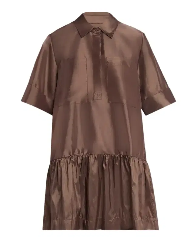 Cris Short-Sleeve Shirtdress