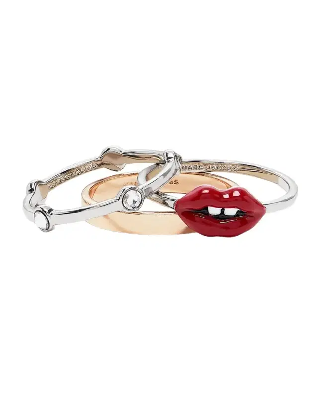 The Lips Rings, Set of 3