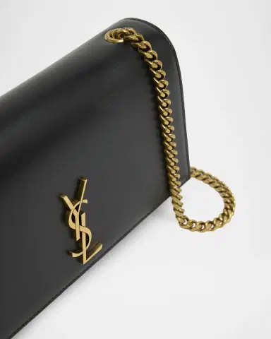 Saint Laurent Kate Small YSL Shoulder Bag in Leather | Thumbnail 5 Saint Laurent Kate Small YSL Shoulder Bag in Leather | Thumbnail 5