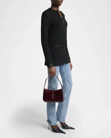 Saint Laurent Le 5 A 7 YSL Shoulder Bag in Patent Leather | Thumbnail 5 Saint Laurent Le 5 A 7 YSL Shoulder Bag in Patent Leather | Thumbnail 5