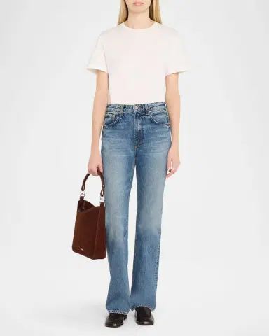Staud Mel Suede Shoulder Bag | Thumbnail 4