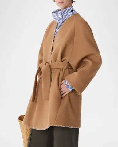CALLAS MILANO Sonoma Belted Wrap Cardigan Coat | Thumbnail 3 CALLAS MILANO Sonoma Belted Wrap Cardigan Coat | Thumbnail 3
