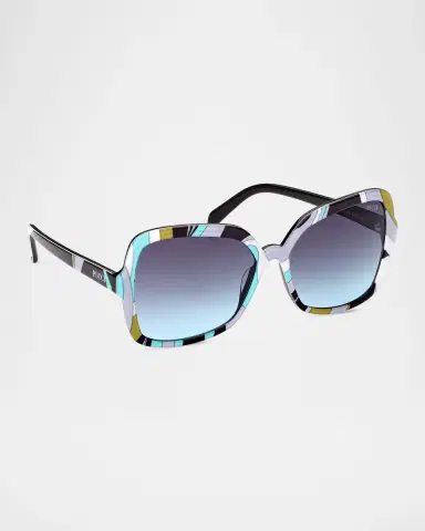 Pucci 60mm Iride Plastic Butterfly Sunglasses | Thumbnail 3