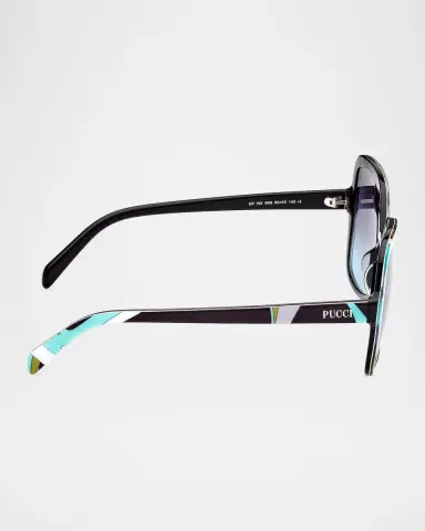 Pucci 60mm Iride Plastic Butterfly Sunglasses | Thumbnail 4