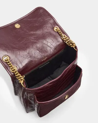 Saint Laurent Niki Medium YSL Shoulder Bag in Vintage Leather | Thumbnail 3