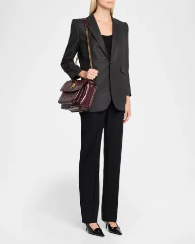 Saint Laurent Niki Medium YSL Shoulder Bag in Vintage Leather | Thumbnail 4