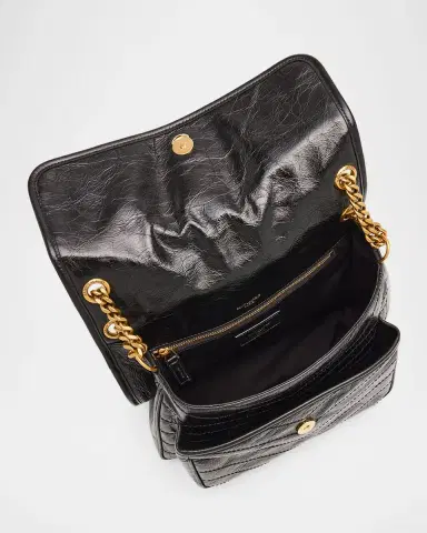 Saint Laurent Niki Medium YSL Shoulder Bag in Vintage Leather | Thumbnail 8