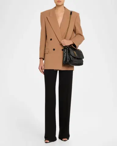 Saint Laurent Niki Medium YSL Shoulder Bag in Vintage Leather | Thumbnail 9