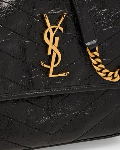 Saint Laurent Niki Medium YSL Shoulder Bag in Vintage Leather | Thumbnail 10
