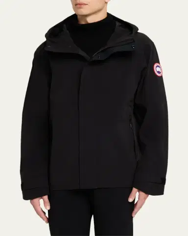 Canada Goose Men's Rupert Hooded Rain Jacket | Thumbnail 4