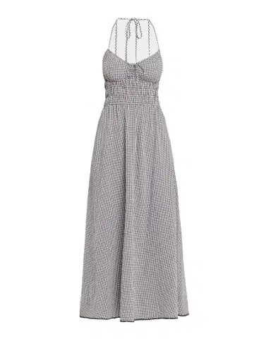 Solid & Striped The Lolita Gingham Maxi Dress | Thumbnail 1