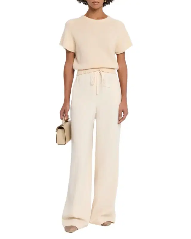 Cashmere Short-Sleeve Sweater