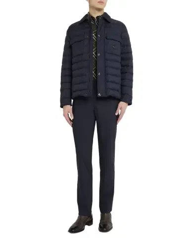 Burberry Men's Nylon Padded Down Overshirt | Thumbnail 1
