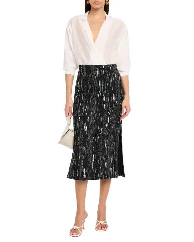 Avery Sequined Midi Skirt