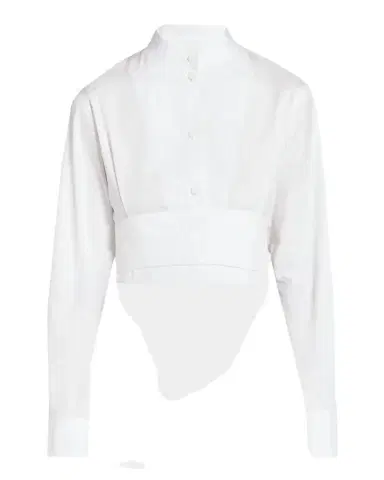 Alaïa Cummerbund Cotton Cropped Shirt | Thumbnail 1 Alaïa Cummerbund Cotton Cropped Shirt | Thumbnail 1