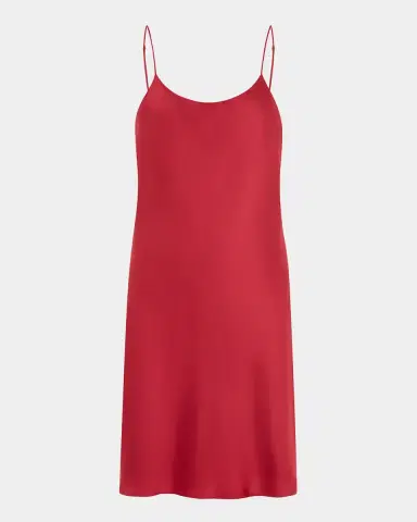 Olivia von Halle Venus Scoop-Neck Silk Satin Mini Slip Dress | Thumbnail 2 Olivia von Halle Venus Scoop-Neck Silk Satin Mini Slip Dress | Thumbnail 2