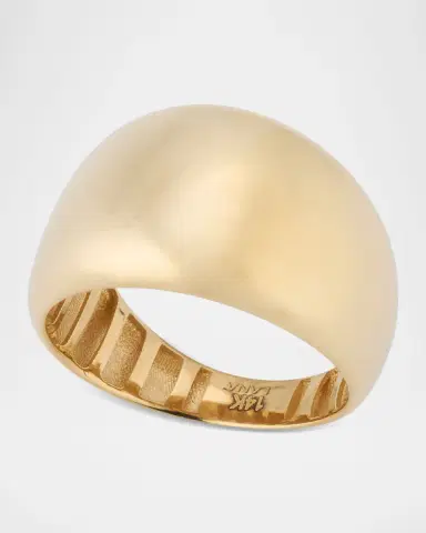 LANA Curved Bubble Hollow Ring | Thumbnail 2