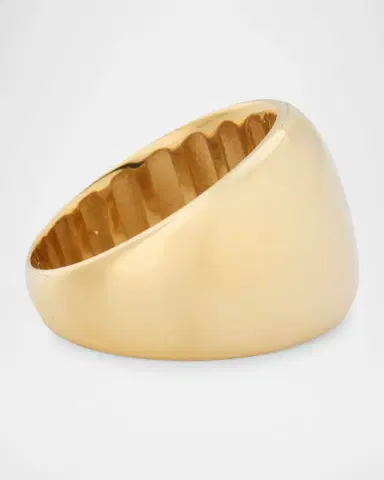 LANA Curved Bubble Hollow Ring | Thumbnail 3