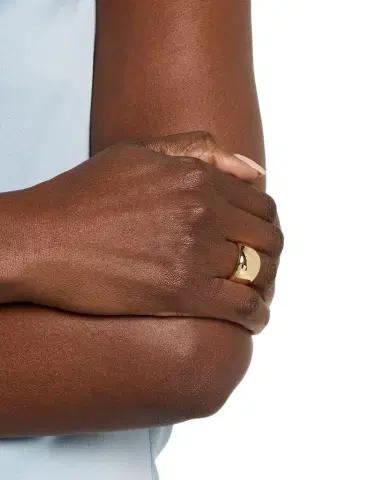 LANA Curved Bubble Hollow Ring | Thumbnail 1