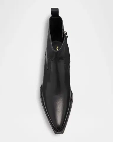 Golden Goose Debbie Leather Western Ankle Boots | Thumbnail 5 Golden Goose Debbie Leather Western Ankle Boots | Thumbnail 5