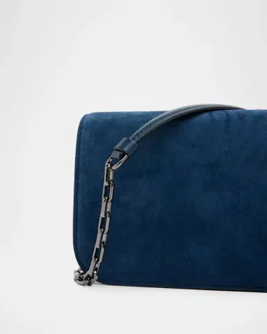 Christian Louboutin Paloma Small Clutch Bag in Suede with Loubinthesky Spikes | Thumbnail 4 Christian Louboutin Paloma Small Clutch Bag in Suede with Loubinthesky Spikes | Thumbnail 4