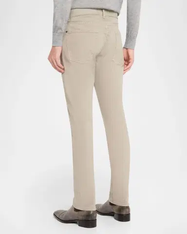 7 For All Mankind Men's The Straight Slim Five-Pocket Pants | Thumbnail 2