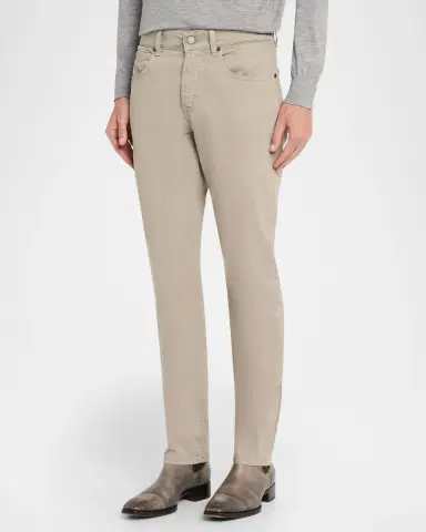 7 For All Mankind Men's The Straight Slim Five-Pocket Pants | Thumbnail 3