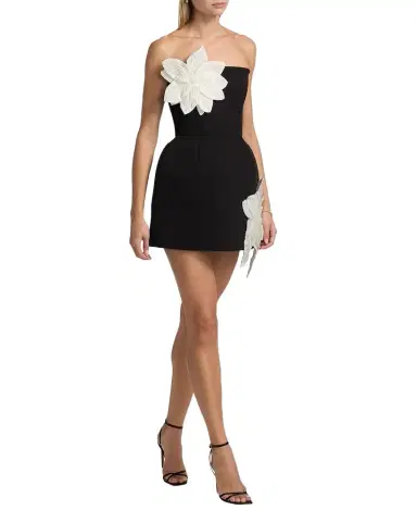 Bronx Banco Jasmine Maraya Floral Applique Mini Dress | Thumbnail 1 Bronx Banco Jasmine Maraya Floral Applique Mini Dress | Thumbnail 1