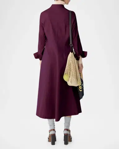 CALLAS MILANO Genny Midi Fit & Flare Shirtdress | Thumbnail 2