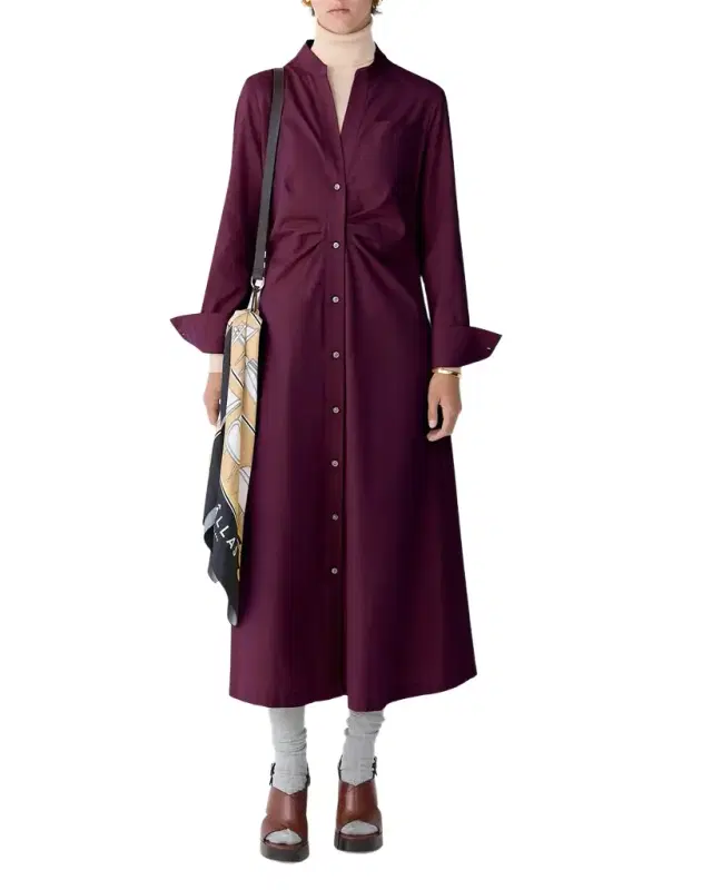 CALLAS Milano Genny Midi Fit & Flare Shirtdress
