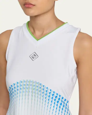 Casablanca Ombre Dot-Print Tennis Mini Dress | Thumbnail 5 Casablanca Ombre Dot-Print Tennis Mini Dress | Thumbnail 5