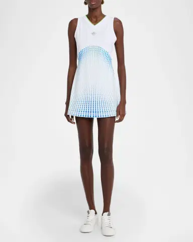 Casablanca Ombre Dot-Print Tennis Mini Dress | Thumbnail 6 Casablanca Ombre Dot-Print Tennis Mini Dress | Thumbnail 6