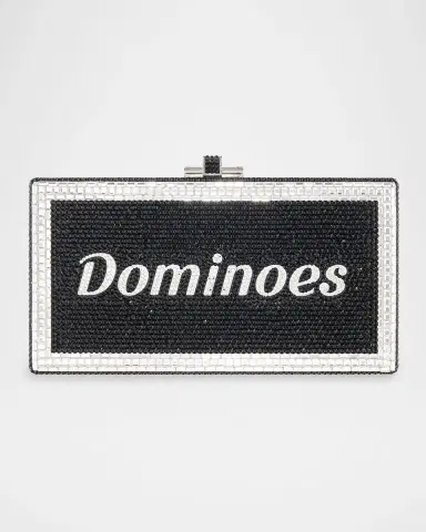 Judith Leiber Couture Domino Clutch Bag with Playing Set | Thumbnail 2