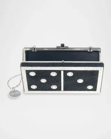 Judith Leiber Couture Domino Clutch Bag with Playing Set | Thumbnail 3