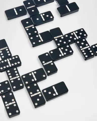Judith Leiber Couture Domino Clutch Bag with Playing Set | Thumbnail 6