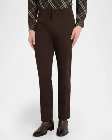 Burberry Men's Cotton Slim-Fit Chinos | Thumbnail 3