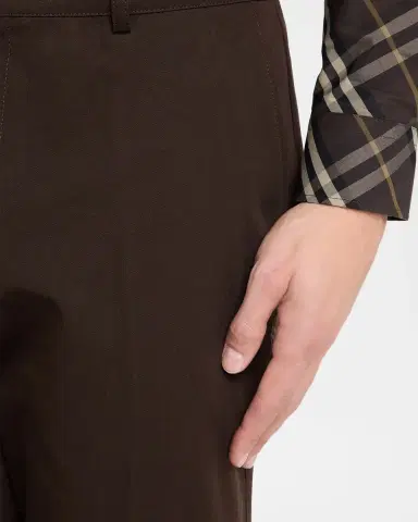 Burberry Men's Cotton Slim-Fit Chinos | Thumbnail 4