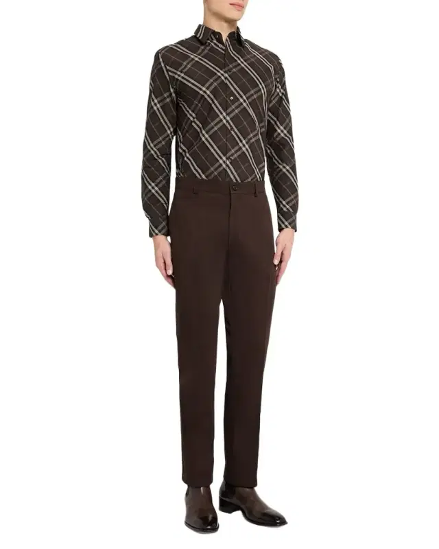 Men 's Cotton Slim-Fit Chinos