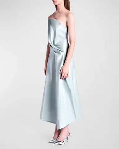 Kate Barton Kate Strapless Liquid Drape Gown | Thumbnail 3 Kate Barton Kate Strapless Liquid Drape Gown | Thumbnail 3