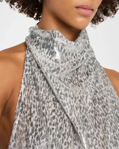 Stella McCartney Draped Fil Coupe Halter Top | Thumbnail 4