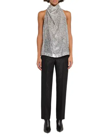 Stella McCartney Draped Fil Coupe Halter Top | Thumbnail 1