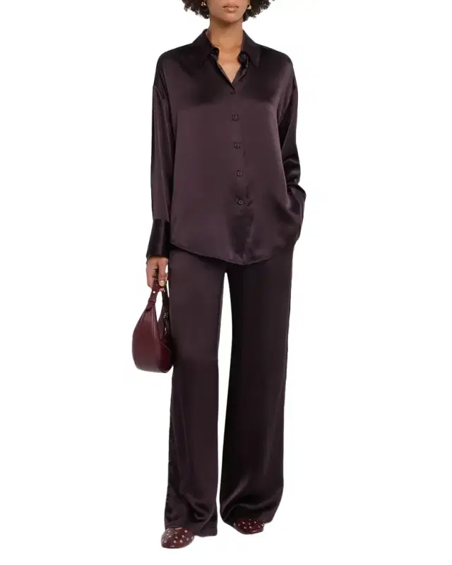 Benton Silk Charmeuse Top