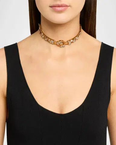 Versace Crystal Medusa Choker | Thumbnail 1 Versace Crystal Medusa Choker | Thumbnail 1