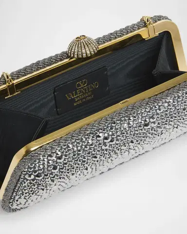Valentino Garavani Carry Secrets Rhinestone Minaudiere | Thumbnail 3