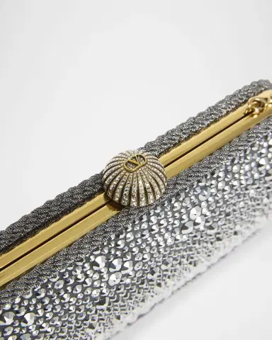 Valentino Garavani Carry Secrets Rhinestone Minaudiere | Thumbnail 5