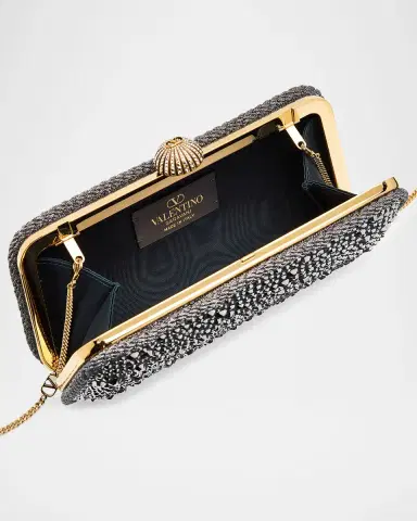 Valentino Garavani Carry Secrets Rhinestone Minaudiere | Thumbnail 8