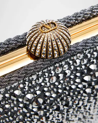 Valentino Garavani Carry Secrets Rhinestone Minaudiere | Thumbnail 10