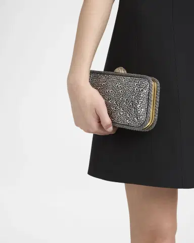 Valentino Garavani Carry Secrets Rhinestone Minaudiere | Thumbnail 1